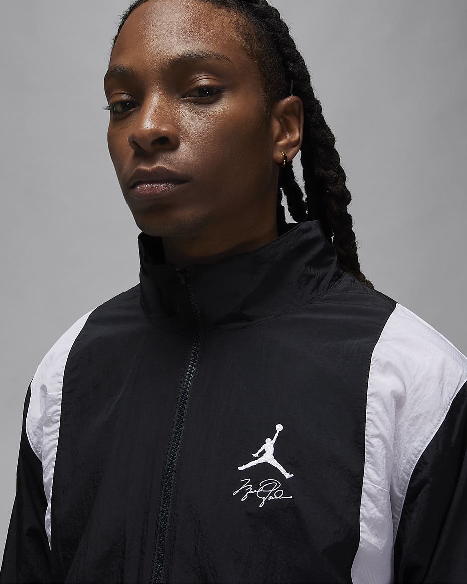 Jordan black and white jacket new arrivals